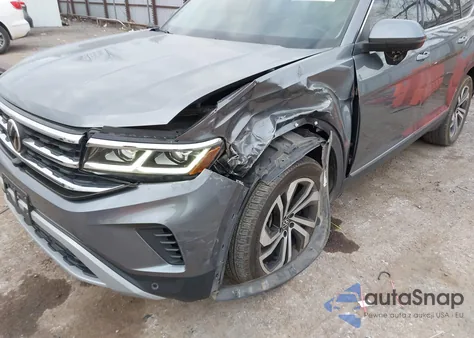 2021 Volkswagen Atlas 3.6L V6 Sel Premium from USA, damaged, VIN 1V2TR2CA3MC587851